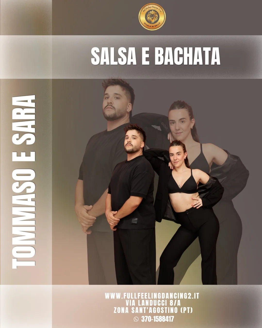 Tommaso e Sara- Corsi di ballo bachata sensual e salsa cubana